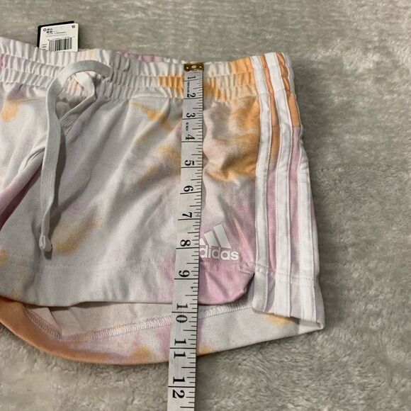 New Adidas Tie Dye Womens Jogger Shorts Size Small NWT - Picture 5 of 7